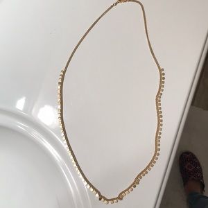 MADEWELL gold circle and square chain necklace
